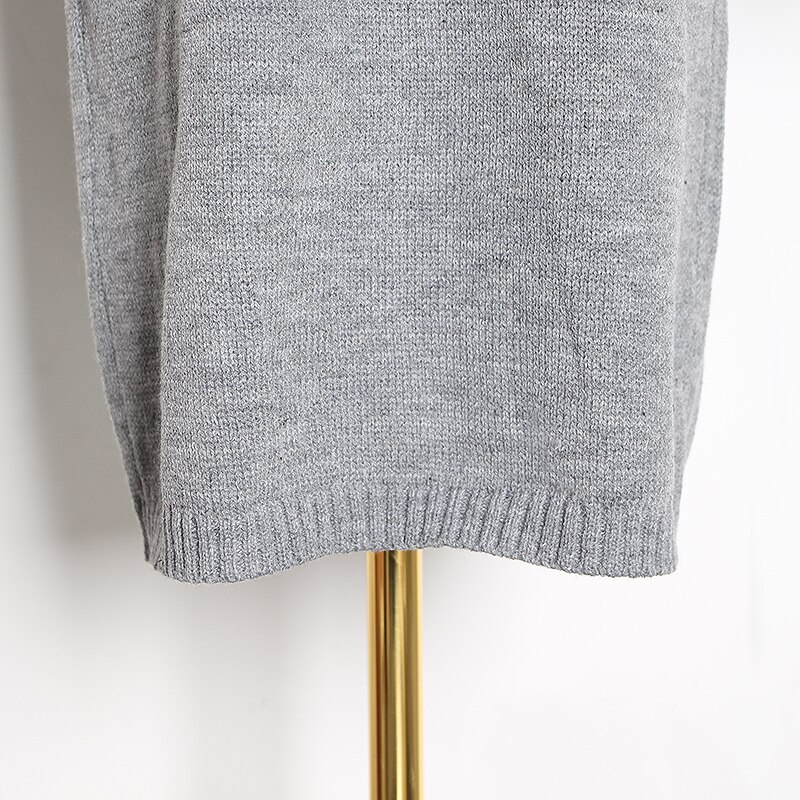 Split Black Sweater Women Long Sleeve Turtleneck Knitted Pullover Tops Split Black Sweater Women Long Sleeve Turtleneck Knitted Pullover Tops