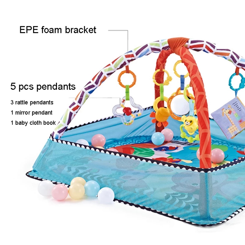 Baby Fitness Frame  Multifunctional Mat Fence Infant Rug Enlightenment Toys