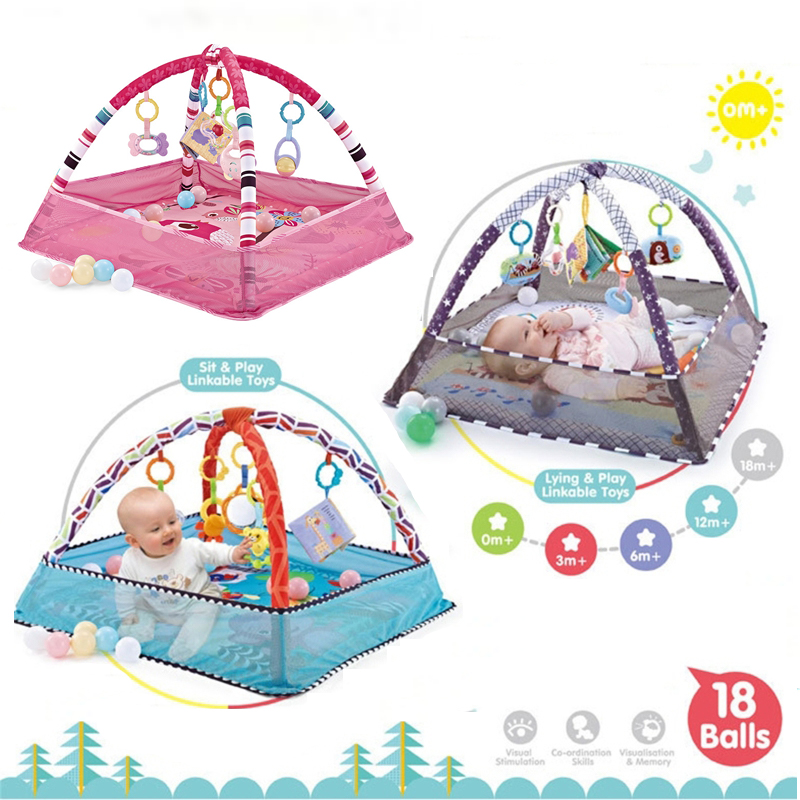 Baby Fitness Frame  Multifunctional Mat Fence Infant Rug Enlightenment Toys