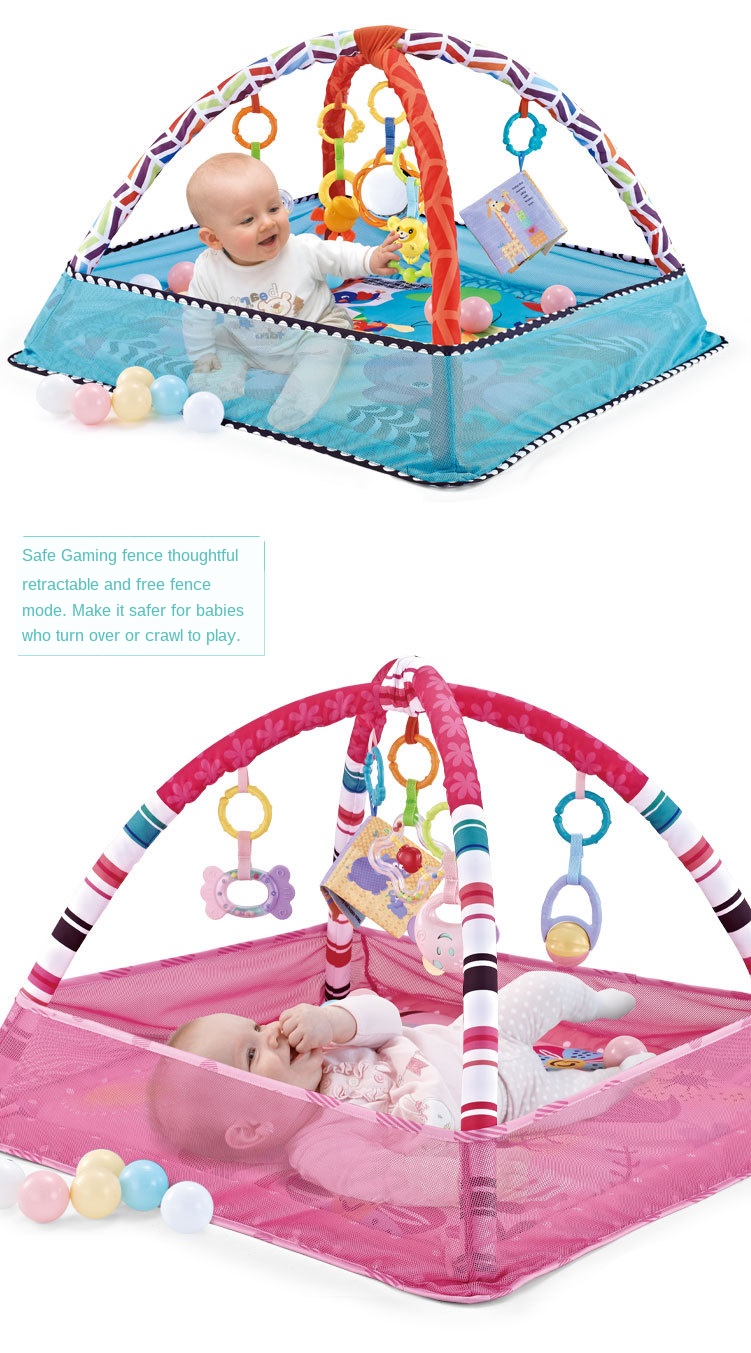 Baby Fitness Frame  Multifunctional Mat Fence Infant Rug Enlightenment Toys