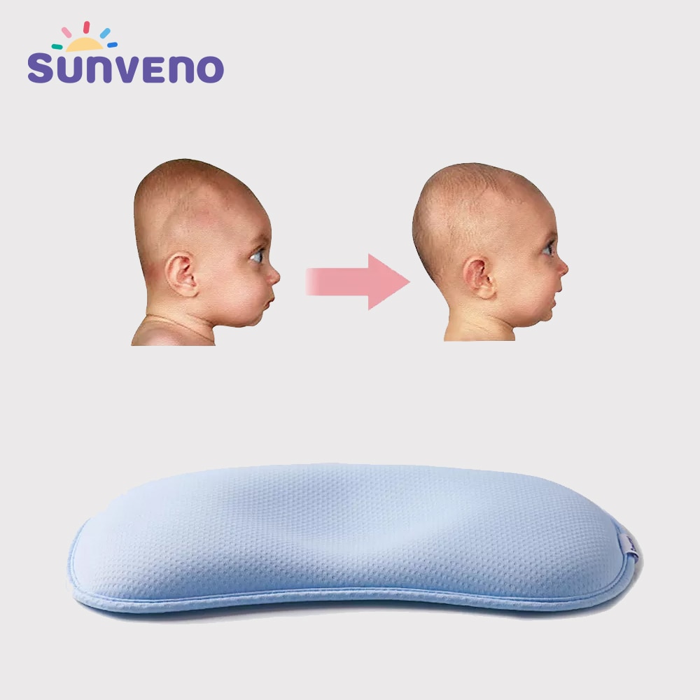 Sunveno Baby Head Shaping Pillow Prevent Flat Head for Newborn Baby Sunveno Baby Head Shaping Pillow Prevent Flat Head for Newborn Baby