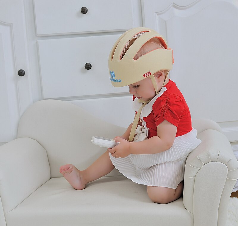 Baby Helmet Safety Head Protection Headgear Toddler Anti-fall Children Learn To Walk Crash Comfortable Adjustable Harnesses Cap