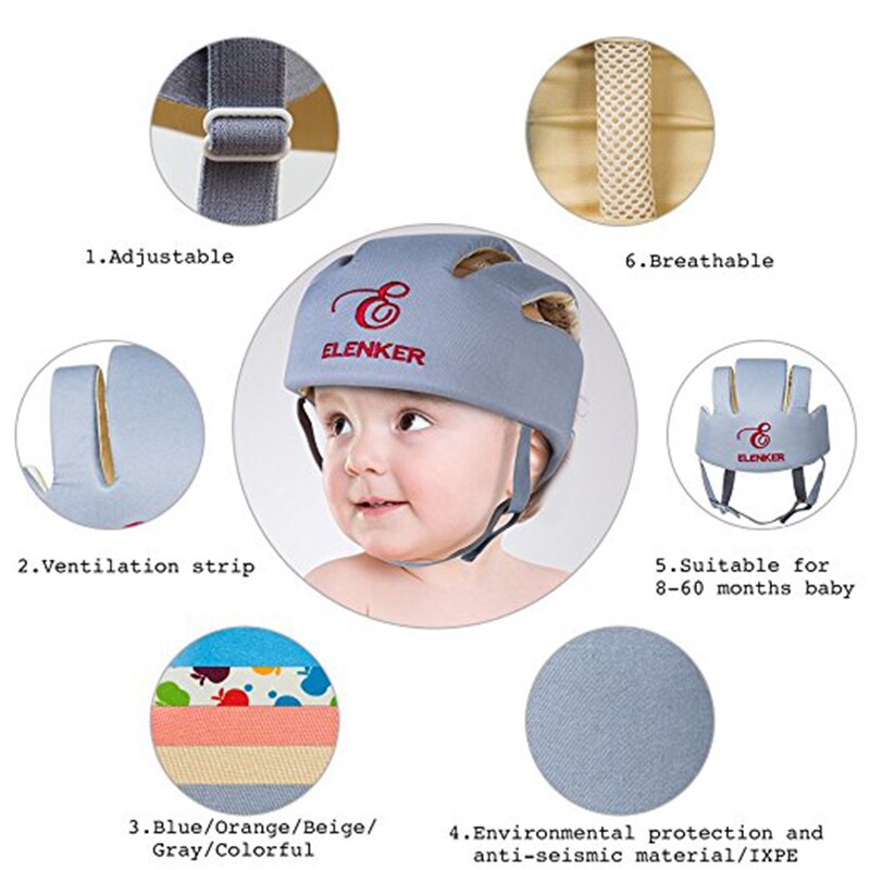 Baby Helmet Safety Head Protection Headgear Toddler Anti-fall Children Learn To Walk Crash Comfortable Adjustable Harnesses Cap Baby Helmet Safety Head Protection Headgear Toddler Anti-fall Children Learn To Walk Crash Comfortable Adjustable Harnesses Cap