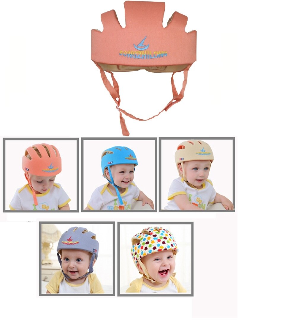 Baby Helmet Safety Head Protection Headgear Toddler Anti-fall Children Learn To Walk Crash Comfortable Adjustable Harnesses Cap