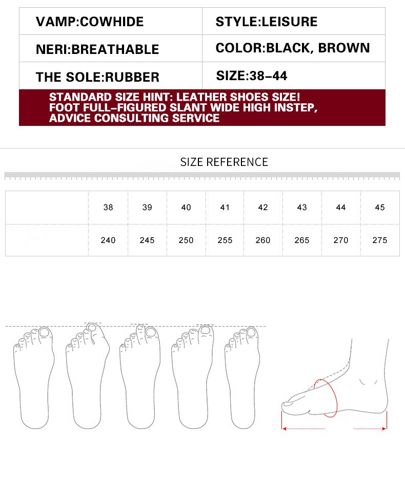 Leather Shoes Men's Leather Spring 2021 New Men's Business Casual Soft-Soled Non-Slip Breathable All-Match Footwear