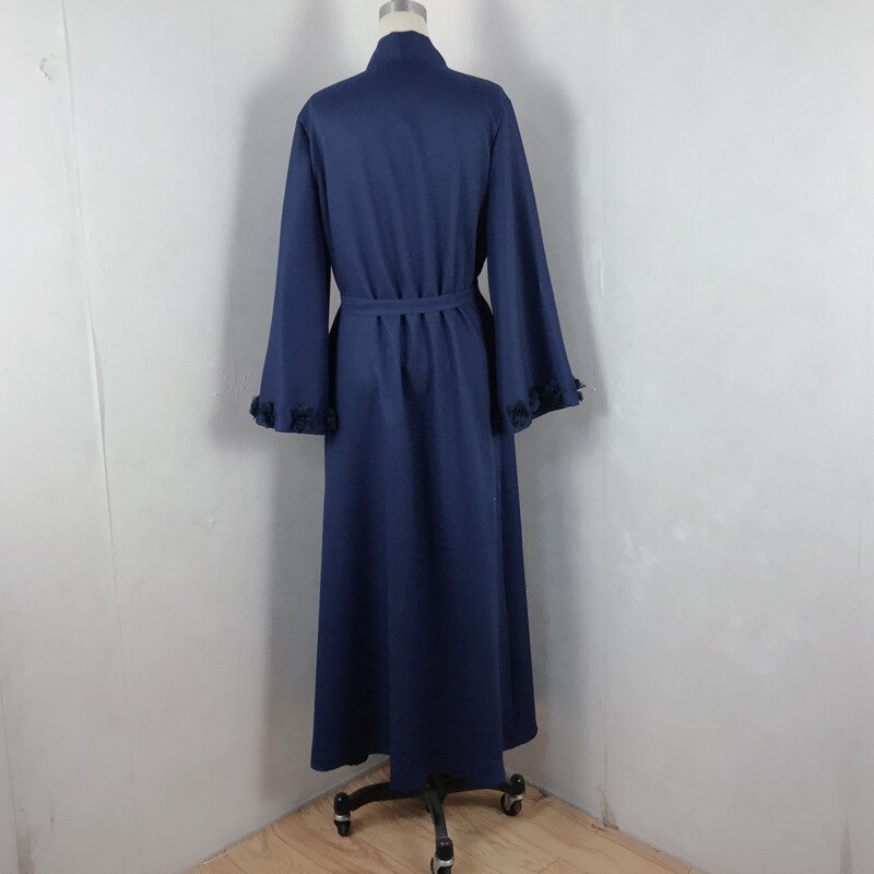Eid Djellaba Abaya Dubai 3D Appliques Sleeves Muslim Dress Opened Abaya Dubai Turkey Muslim Dress Islam Abayas With Belt WY689 Eid Djellaba Abaya Dubai 3D Appliques Sleeves Muslim Dress Opened Abaya Dubai Turkey Muslim Dress Islam Abayas With Belt WY689