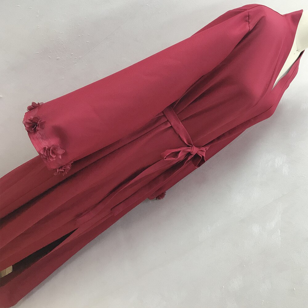 Eid Djellaba Abaya Dubai 3D Appliques Sleeves Muslim Dress Opened Abaya Dubai Turkey Muslim Dress Islam Abayas With Belt WY689 Eid Djellaba Abaya Dubai 3D Appliques Sleeves Muslim Dress Opened Abaya Dubai Turkey Muslim Dress Islam Abayas With Belt WY689