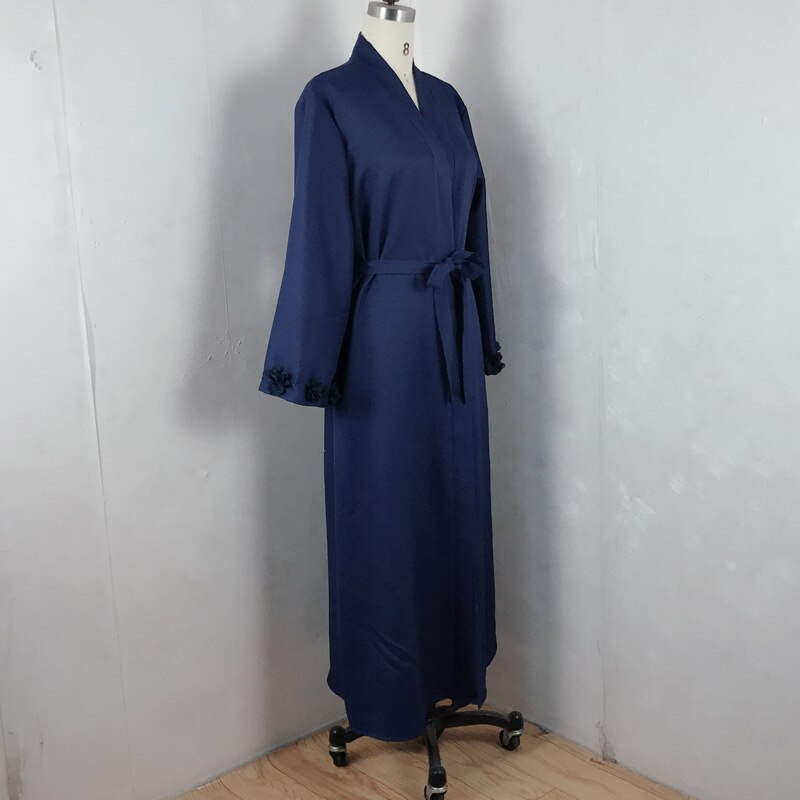 Eid Djellaba Abaya Dubai 3D Appliques Sleeves Muslim Dress Opened Abaya Dubai Turkey Muslim Dress Islam Abayas With Belt WY689 Eid Djellaba Abaya Dubai 3D Appliques Sleeves Muslim Dress Opened Abaya Dubai Turkey Muslim Dress Islam Abayas With Belt WY689