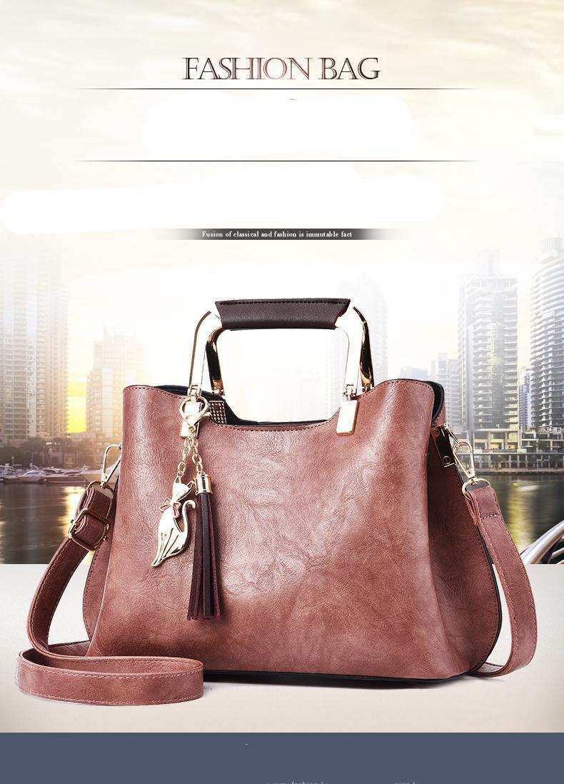100% Genuine leather Women handbags 2021 New Brand Fashion Women Bag Female Shoulder Bag Soft Leather Women Handbag Vintage bag