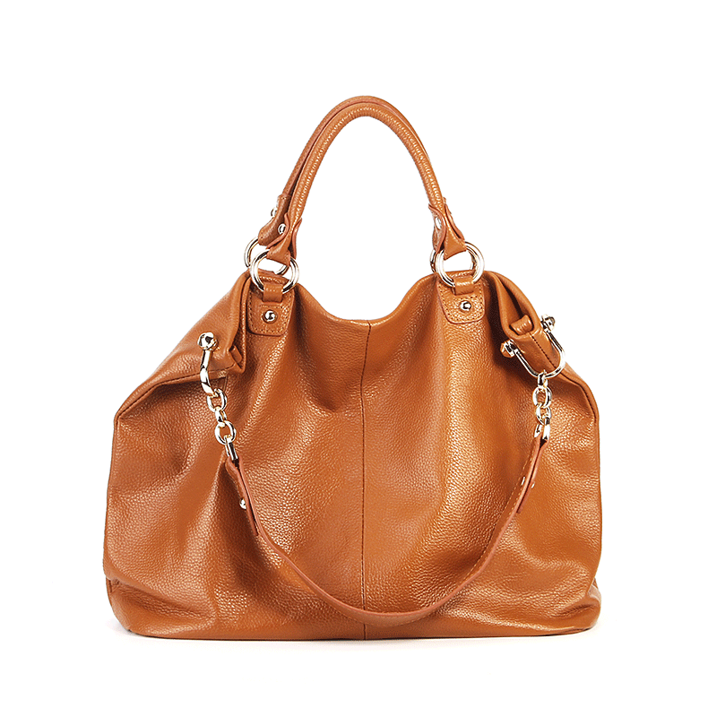 High-End First Layer Cowhide Ladies Handbags European And American Fashion Leather Handbags Shoulder Messenger Tote Bag35*15*28