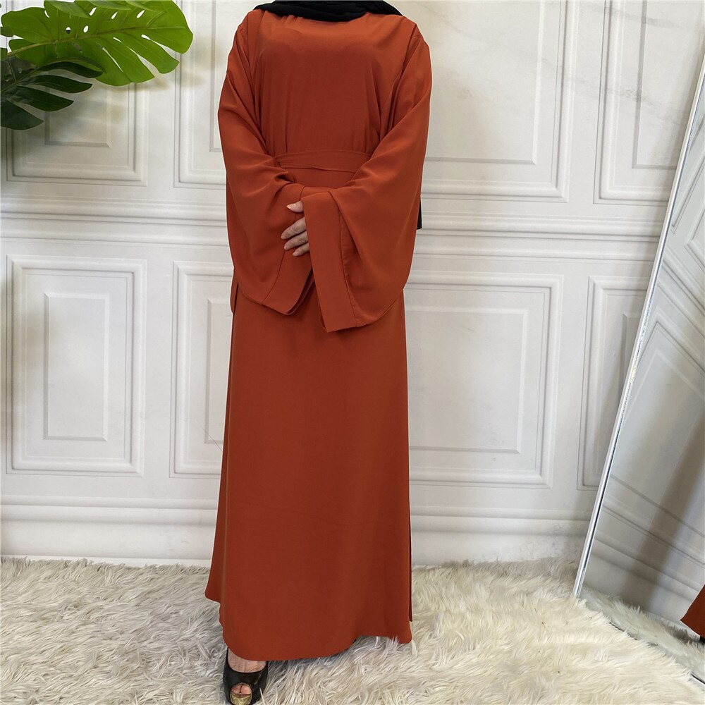 Abaya Dubai Turkey Muslim Fashion Hijab Abaya For Women Solid Color Islam Clothing African Dresses For Women Musulman Djellaba