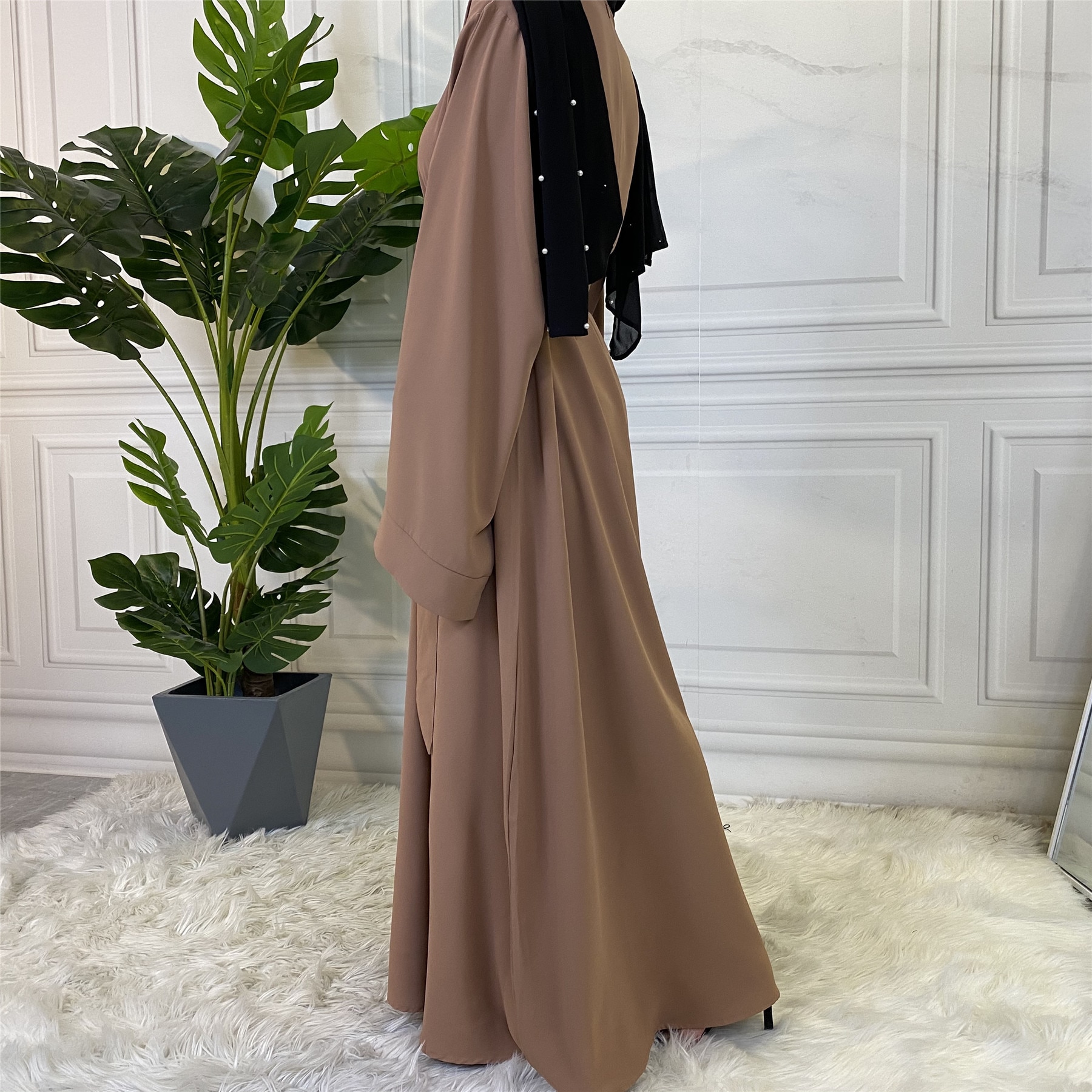 Abaya Dubai Turkey Muslim Fashion Hijab Abaya For Women Solid Color Islam Clothing African Dresses For Women Musulman Djellaba Abaya Dubai Turkey Muslim Fashion Hijab Abaya For Women Solid Color Islam Clothing African Dresses For Women Musulman Djellaba