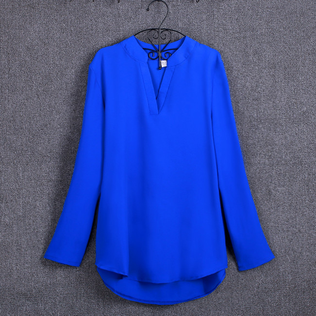 blusas mujer de moda women V-neck Chiffon Blouses Long sleeve Female Shirt Fashion Plus Size blusa feminina blouse S-5XL blusas mujer de moda women V-neck Chiffon Blouses Long sleeve Female Shirt Fashion Plus Size blusa feminina blouse S-5XL