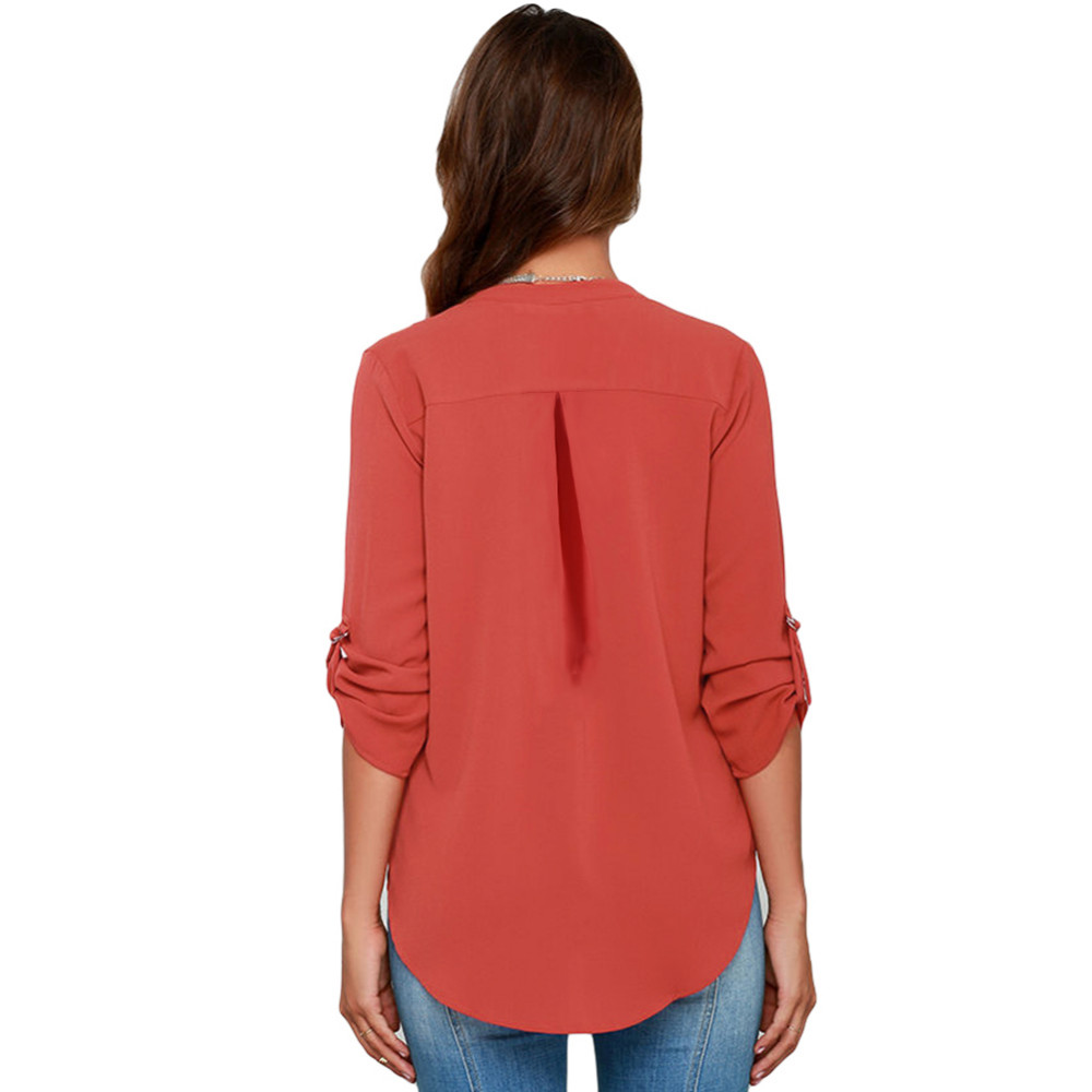 blusas mujer de moda women V-neck Chiffon Blouses Long sleeve Female Shirt Fashion Plus Size blusa feminina blouse S-5XL blusas mujer de moda women V-neck Chiffon Blouses Long sleeve Female Shirt Fashion Plus Size blusa feminina blouse S-5XL
