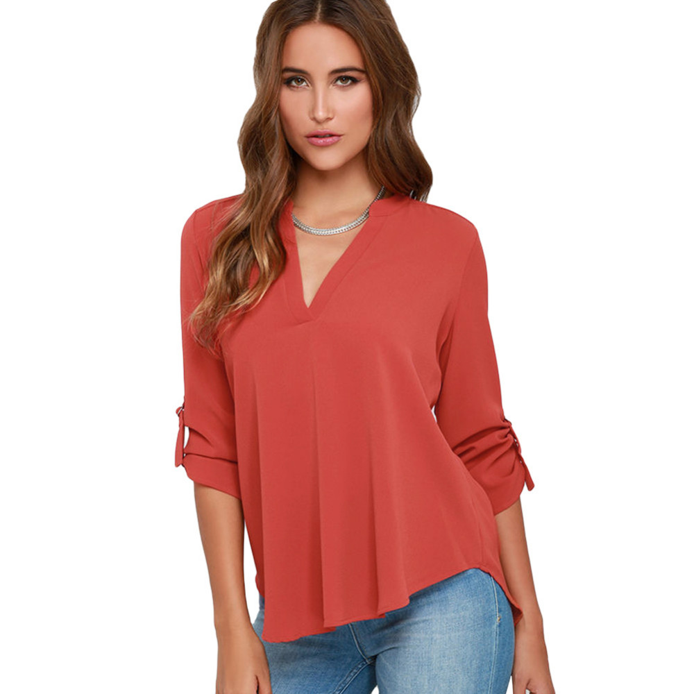 blusas mujer de moda women V-neck Chiffon Blouses Long sleeve Female Shirt Fashion Plus Size blusa feminina blouse S-5XL blusas mujer de moda women V-neck Chiffon Blouses Long sleeve Female Shirt Fashion Plus Size blusa feminina blouse S-5XL