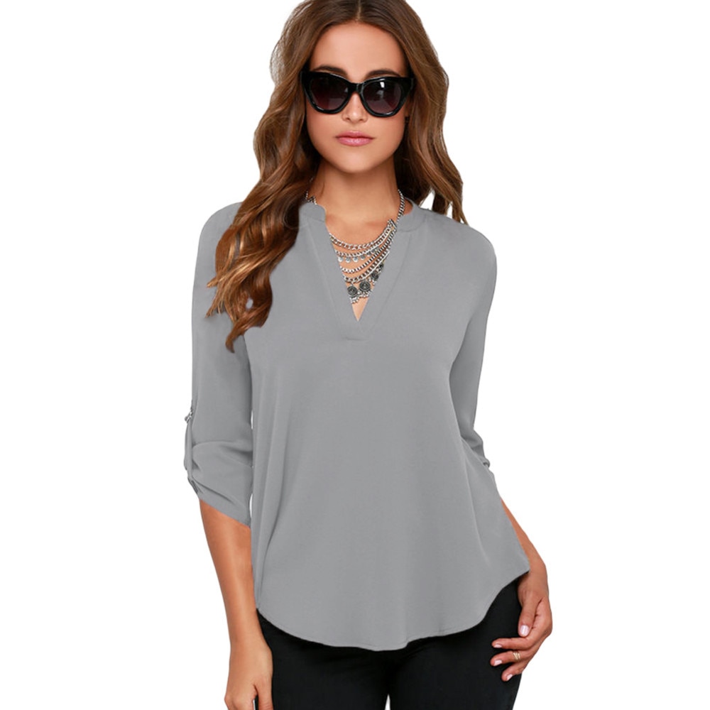 blusas mujer de moda women V-neck Chiffon Blouses Long sleeve Female Shirt Fashion Plus Size blusa feminina blouse S-5XL blusas mujer de moda women V-neck Chiffon Blouses Long sleeve Female Shirt Fashion Plus Size blusa feminina blouse S-5XL
