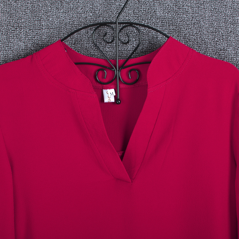 blusas mujer de moda women V-neck Chiffon Blouses Long sleeve Female Shirt Fashion Plus Size blusa feminina blouse S-5XL blusas mujer de moda women V-neck Chiffon Blouses Long sleeve Female Shirt Fashion Plus Size blusa feminina blouse S-5XL