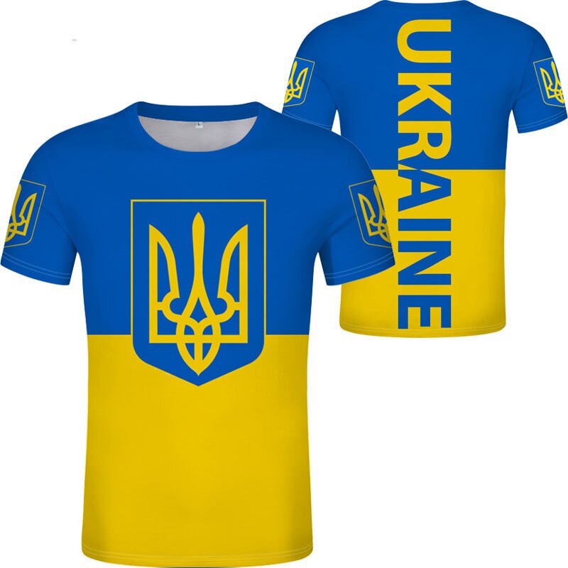 Latest Ukraine T-shirt for Men Women 3D Clothing Print Ukr Tryzub Short Sleeve Tshirt Casual Simple Type Ukrainian Flag Clothing Latest Ukraine T-shirt for Men Women 3D Clothing Print Ukr Tryzub Short Sleeve Tshirt Casual Simple Type Ukrainian Flag Clothing