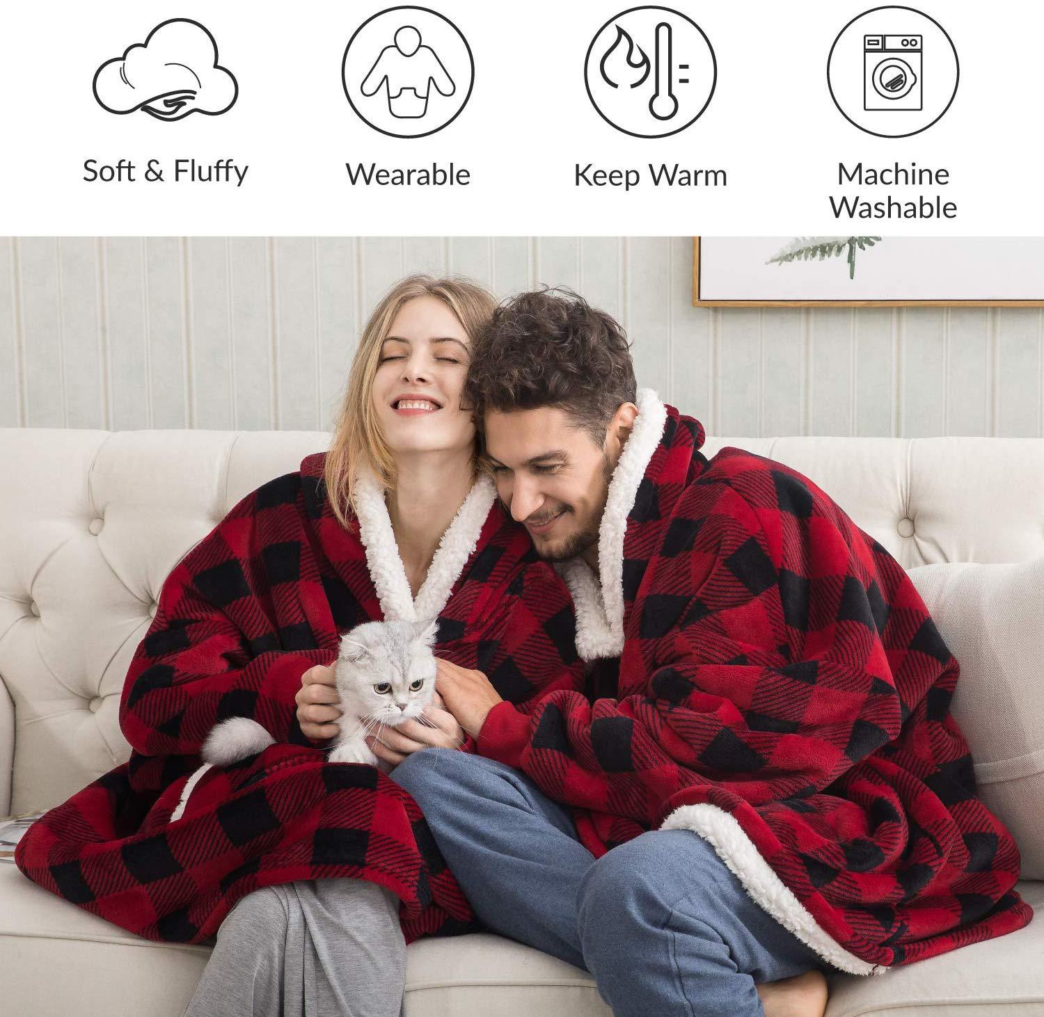 Winter Oversized Hoodies Sweatshirt Women Men Pullover Giant TV Blanket Hoodie Super Long Flannel Blanket with Sleeves Sudaderas Winter Oversized Hoodies Sweatshirt Women Men Pullover Giant TV Blanket Hoodie Super Long Flannel Blanket with Sleeves Sudaderas