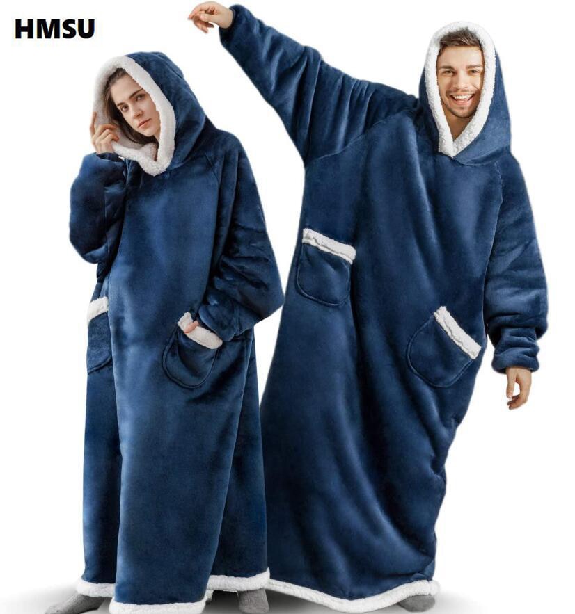 Winter Oversized Hoodies Sweatshirt Women Men Pullover Giant TV Blanket Hoodie Super Long Flannel Blanket with Sleeves Sudaderas Winter Oversized Hoodies Sweatshirt Women Men Pullover Giant TV Blanket Hoodie Super Long Flannel Blanket with Sleeves Sudaderas