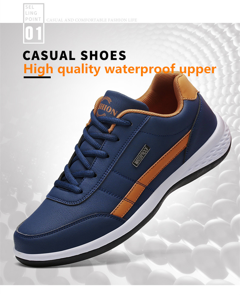 2021 Leather Men Shoes Luxury Brand England Trend Casual Shoes Men Sneakers Breathable Leisure Male Footwear Chaussure Homme