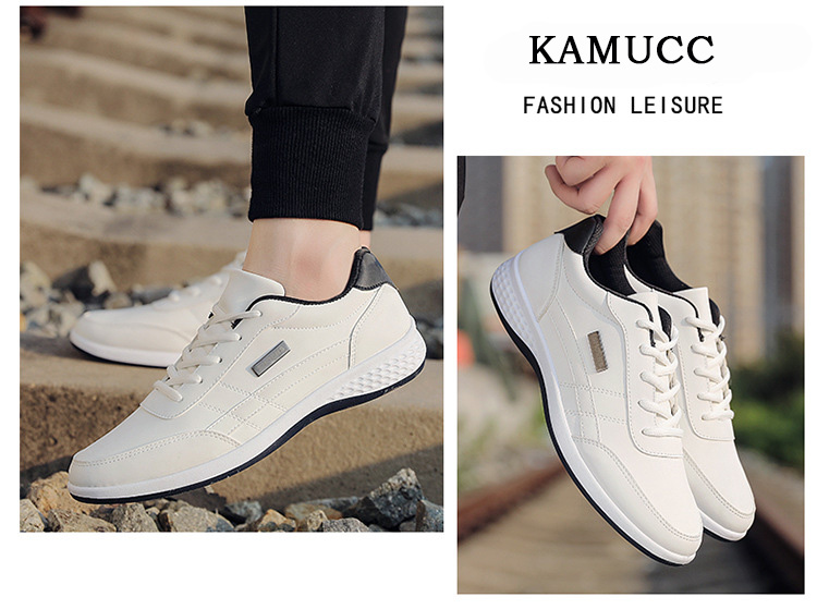 2021 Leather Men Shoes Luxury Brand England Trend Casual Shoes Men Sneakers Breathable Leisure Male Footwear Chaussure Homme