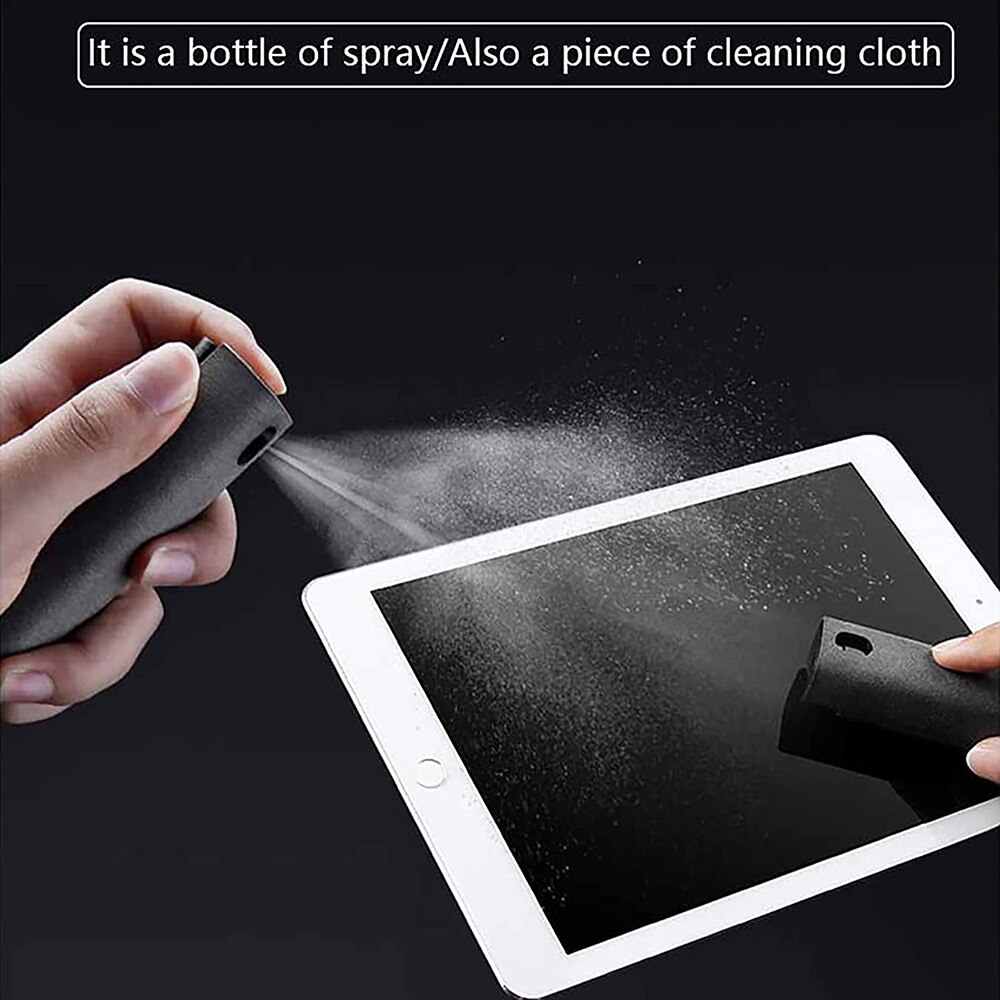 3 In 1 Phone Screen Cleaner Spray Computer Screen Dust Removal Microfiber Cloth Set Cleaning Artifact Without Cleaning Liquid 3 In 1 Phone Screen Cleaner Spray Computer Screen Dust Removal Microfiber Cloth Set Cleaning Artifact Without Cleaning Liquid