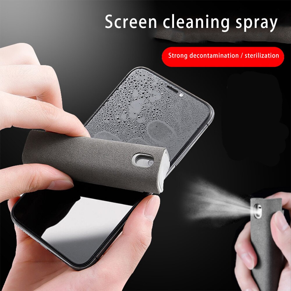 3 In 1 Phone Screen Cleaner Spray Computer Screen Dust Removal Microfiber Cloth Set Cleaning Artifact Without Cleaning Liquid 3 In 1 Phone Screen Cleaner Spray Computer Screen Dust Removal Microfiber Cloth Set Cleaning Artifact Without Cleaning Liquid