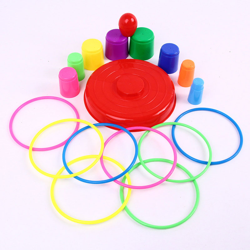 Baby Stacking Cup & Sports Circle Ferrule Stacked Layers Throwing Game Parent-Child Interactive Ferrule Kids Outdoor Toys ZXH Baby Stacking Cup & Sports Circle Ferrule Stacked Layers Throwing Game Parent-Child Interactive Ferrule Kids Outdoor Toys ZXH