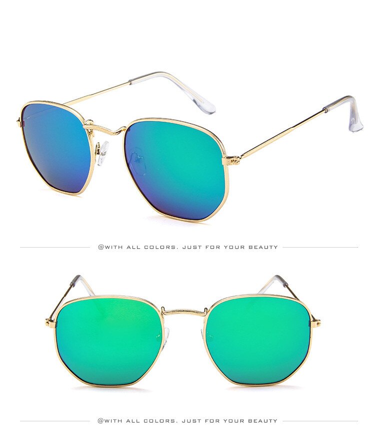 2022 Vintage Metal Men Sunglasses Brand Designer Sun Glasses Women Female Classic Driving Eyewear uv400 Oculos De Sol Masculino