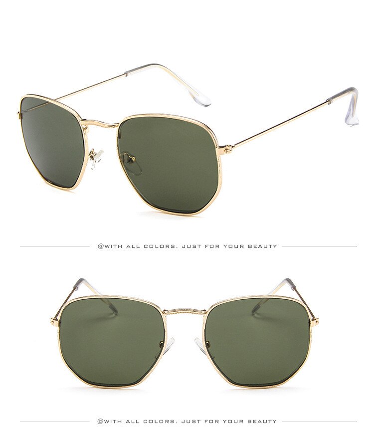 2022 Vintage Metal Men Sunglasses Brand Designer Sun Glasses Women Female Classic Driving Eyewear uv400 Oculos De Sol Masculino