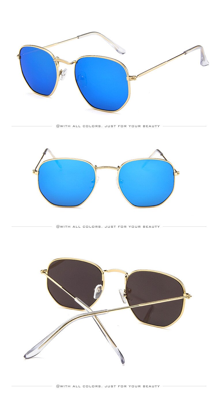 2022 Vintage Metal Men Sunglasses Brand Designer Sun Glasses Women Female Classic Driving Eyewear uv400 Oculos De Sol Masculino