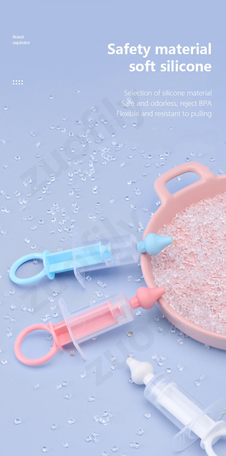 Baby Nasal Aspirator professional şırınge for Baby Nasal Irrigation