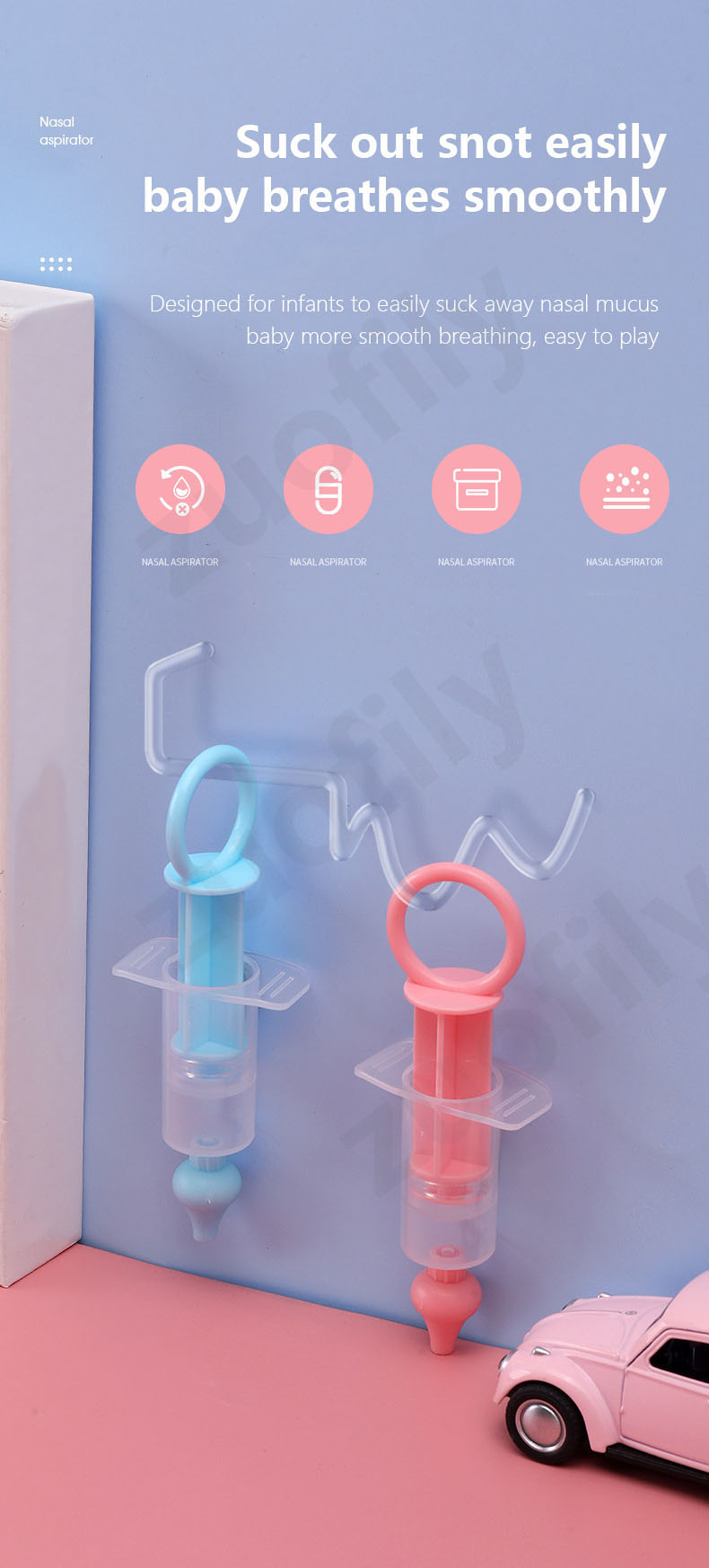 Baby Nasal Aspirator professional şırınge for Baby Nasal Irrigation