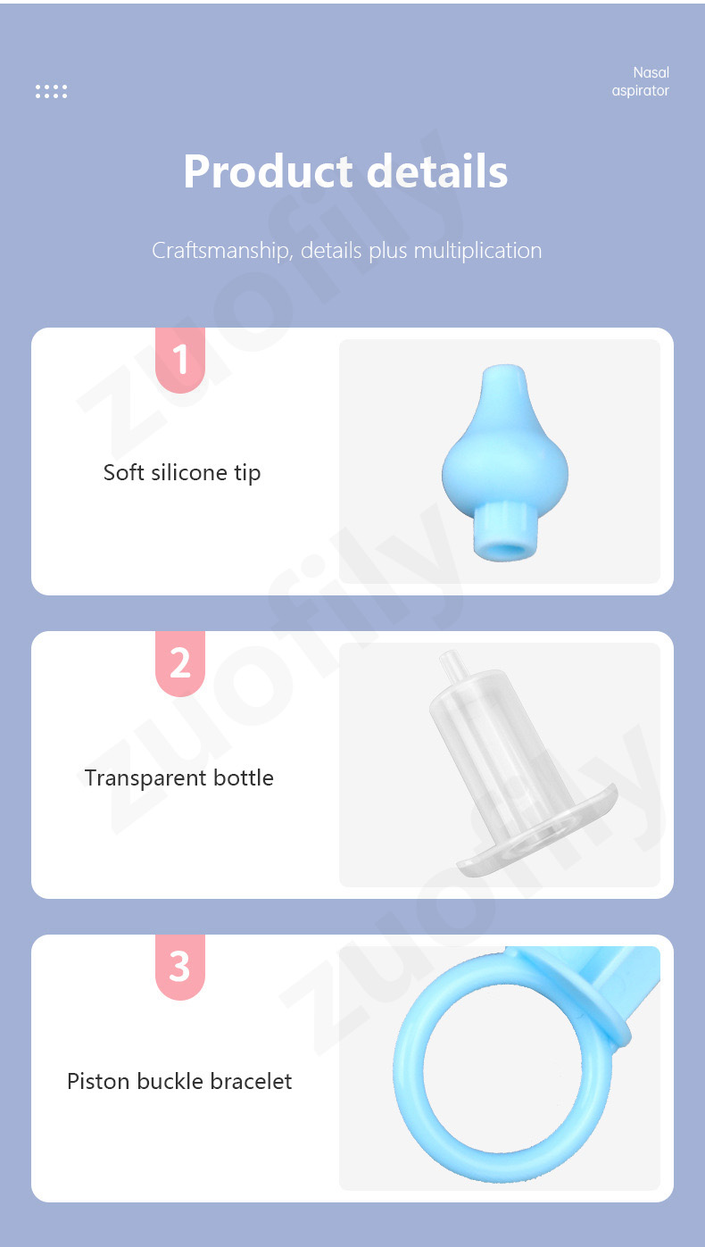 Baby Nasal Aspirator professional şırınge for Baby Nasal Irrigation