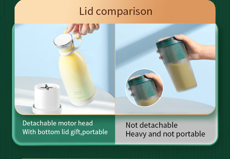 Mini Portable Blender Electric Fruit Juicer Mixers Extractors Multifunction Juice Maker Machine Blenders Smoothies Mixer Mini Portable Blender Electric Fruit Juicer Mixers Extractors Multifunction Juice Maker Machine Blenders Smoothies Mixer