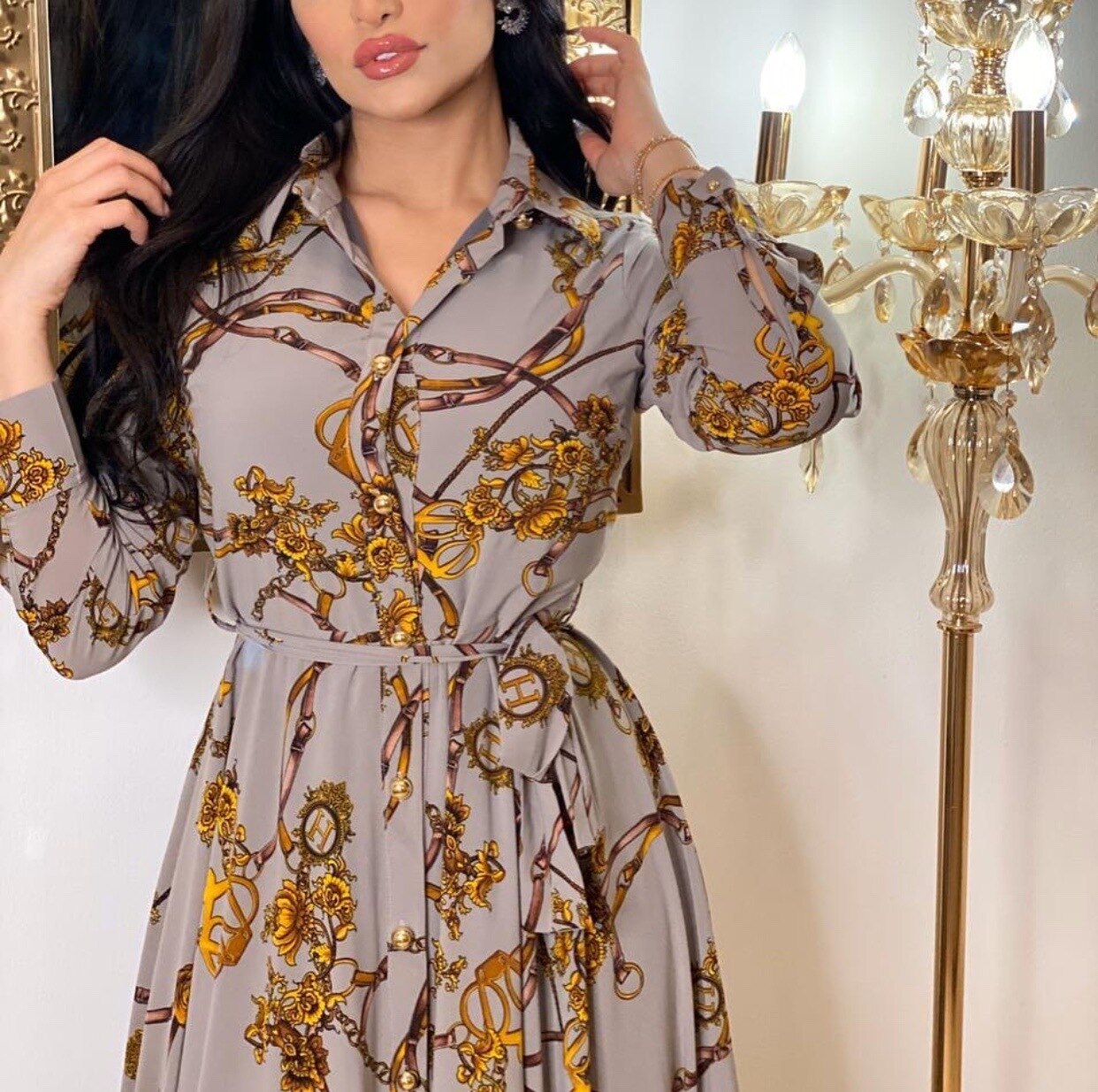 Muslim Abaya Dress Women Ramadan Print Shirt Dresses Autumn Jilbab Turkey Islamic Vestidos Elegant India Moroccan Kaftan Arab