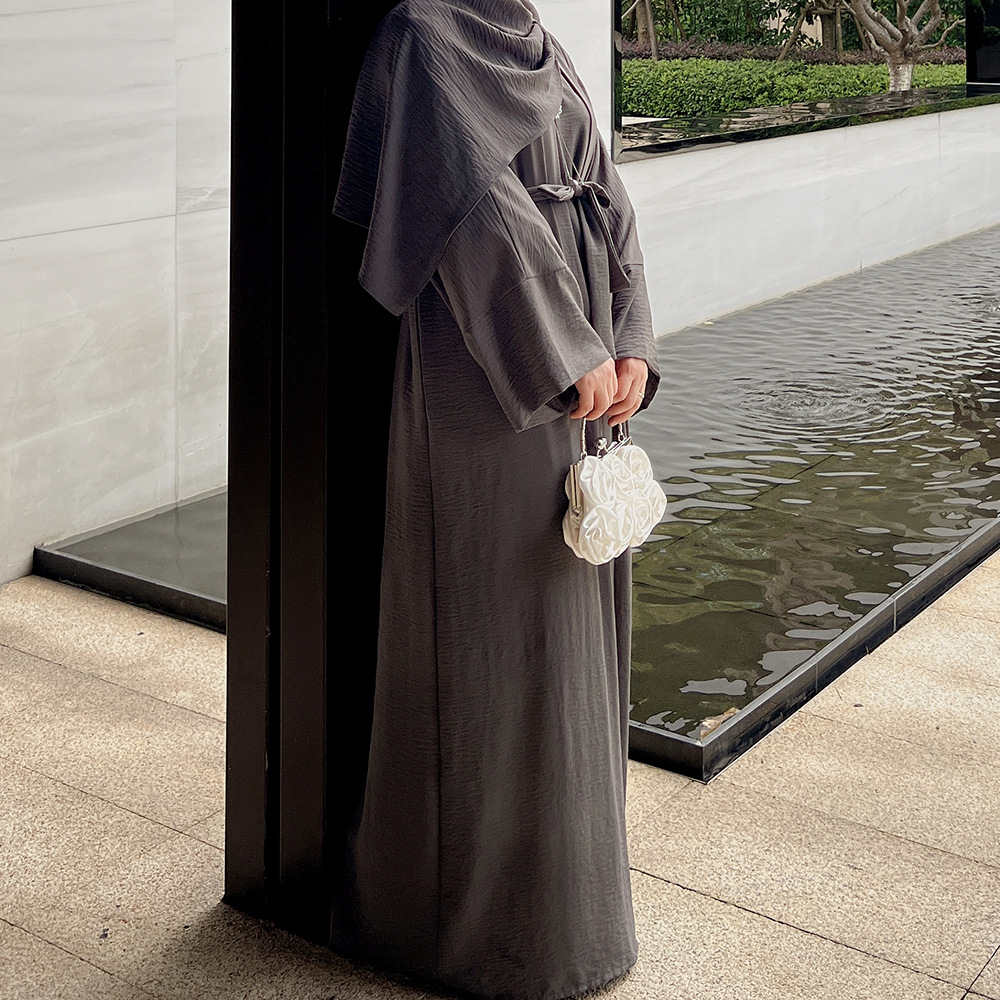 2 Piece Abaya Dress Set Morocco Muslim Abayas Women Kaftans Evening Dresses Women Dubai Turkey Long Dress Robe Femme Vestidos