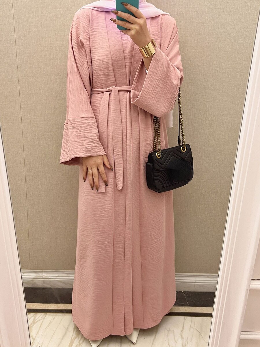 2 Piece Abaya Dress Set Morocco Muslim Abayas Women Kaftans Evening Dresses Women Dubai Turkey Long Dress Robe Femme Vestidos