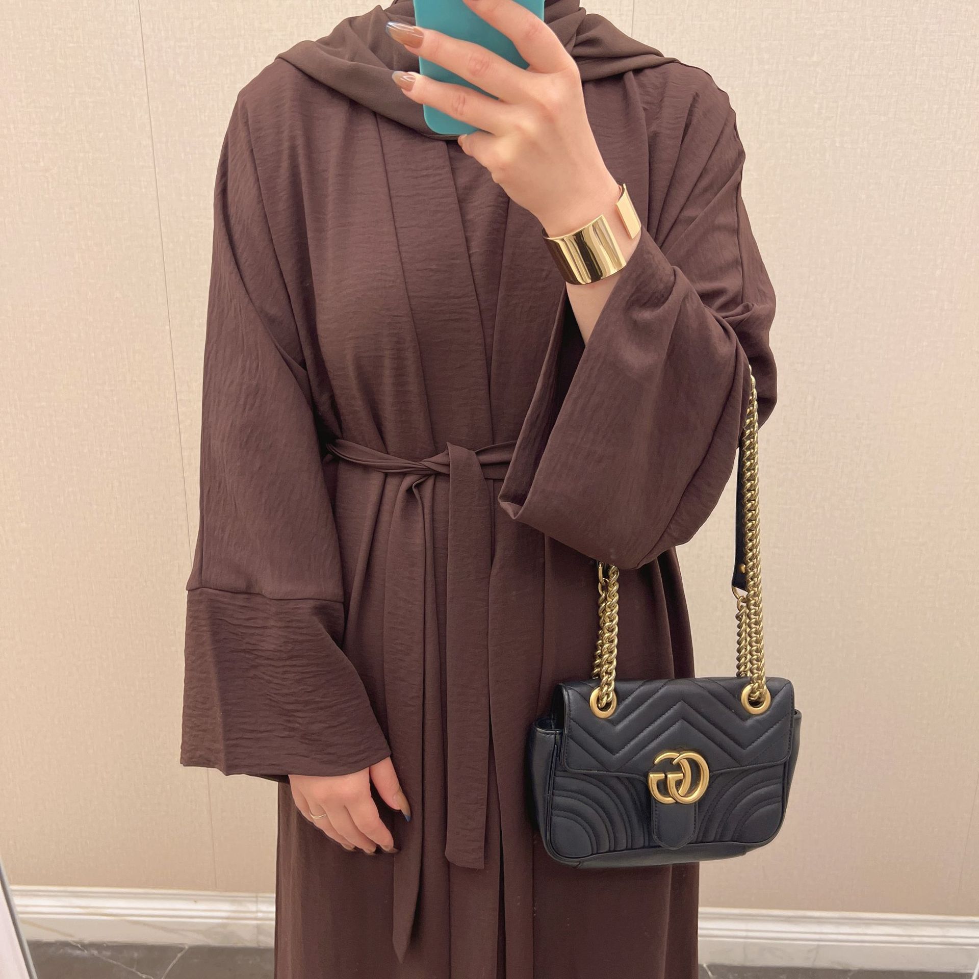 2 Piece Abaya Dress Set Morocco Muslim Abayas Women Kaftans Evening Dresses Women Dubai Turkey Long Dress Robe Femme Vestidos