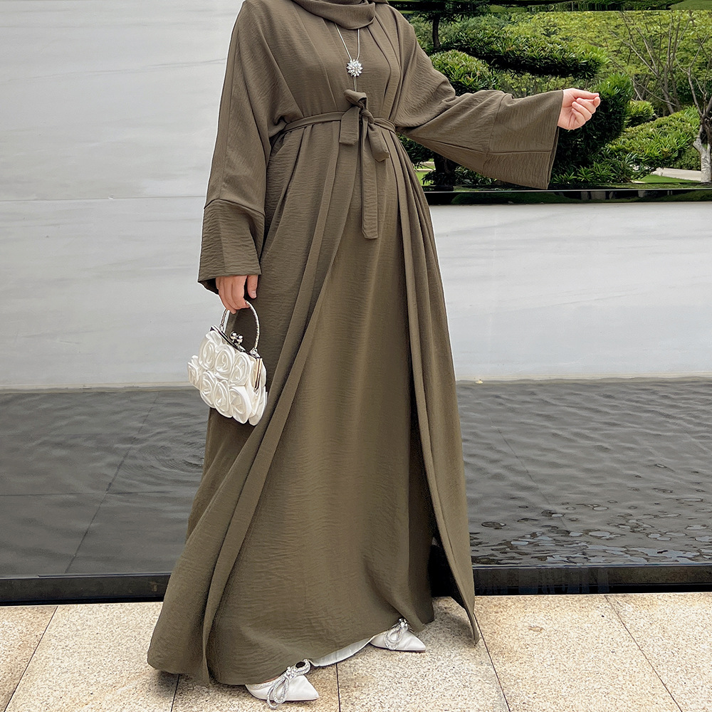 2 Piece Abaya Dress Set Morocco Muslim Abayas Women Kaftans Evening Dresses Women Dubai Turkey Long Dress Robe Femme Vestidos