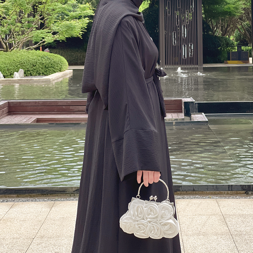 2 Piece Abaya Dress Set Morocco Muslim Abayas Women Kaftans Evening Dresses Women Dubai Turkey Long Dress Robe Femme Vestidos