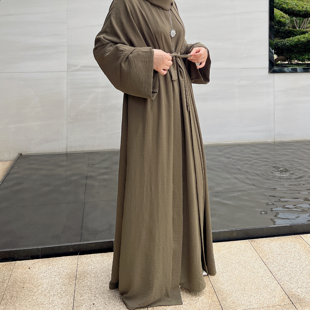 2 Piece Abaya Dress Set Morocco Muslim Abayas Women Kaftans Evening Dresses Women Dubai Turkey Long Dress Robe Femme Vestidos