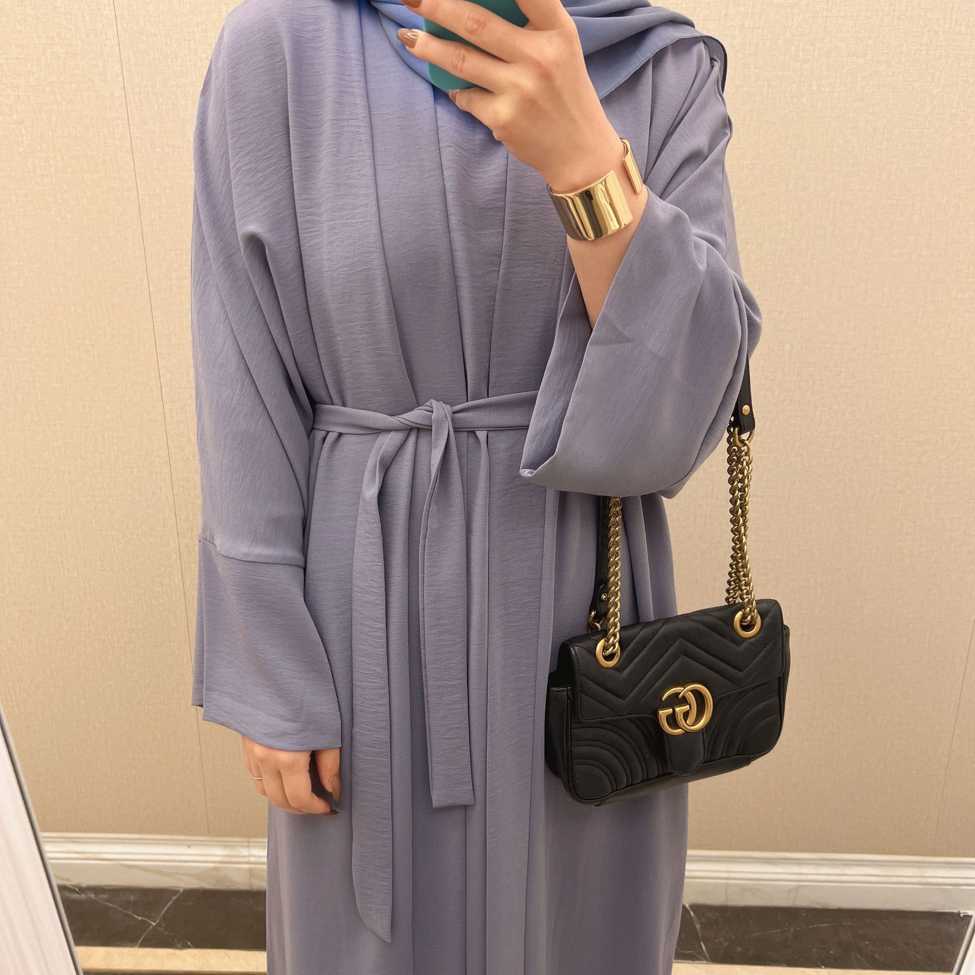 2 Piece Abaya Dress Set Morocco Muslim Abayas Women Kaftans Evening Dresses Women Dubai Turkey Long Dress Robe Femme Vestidos