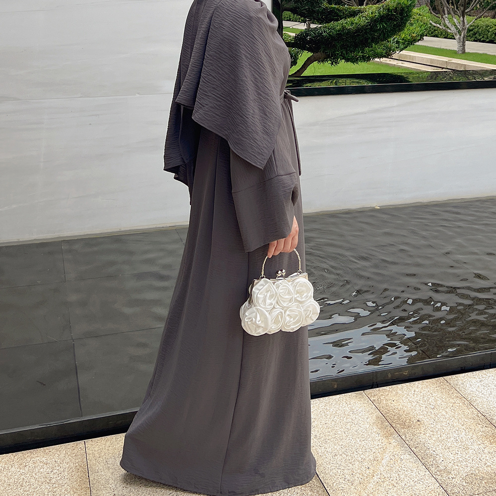 2 Piece Abaya Dress Set Morocco Muslim Abayas Women Kaftans Evening Dresses Women Dubai Turkey Long Dress Robe Femme Vestidos