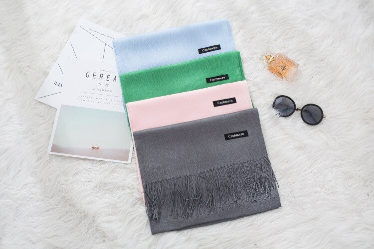 JTVOVO RUNMEIFA 2021 New Luxury Brand Women's Summer Thin Shawl Cashmere Pure Color Fringed Hijab Bandana Headscarf Winter Scarf JTVOVO RUNMEIFA 2021 New Luxury Brand Women's Summer Thin Shawl Cashmere Pure Color Fringed Hijab Bandana Headscarf Winter Scarf