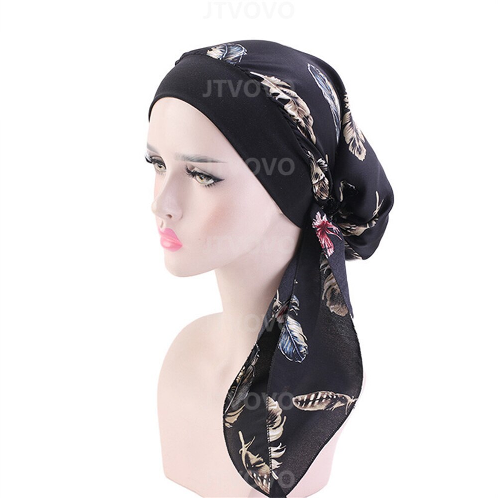 Women Muslim Underscarf elastic headband silky bonnet Muslim Women Scarf Turbans Head For Women's Hijabs Hijab Caps Hat Islamic