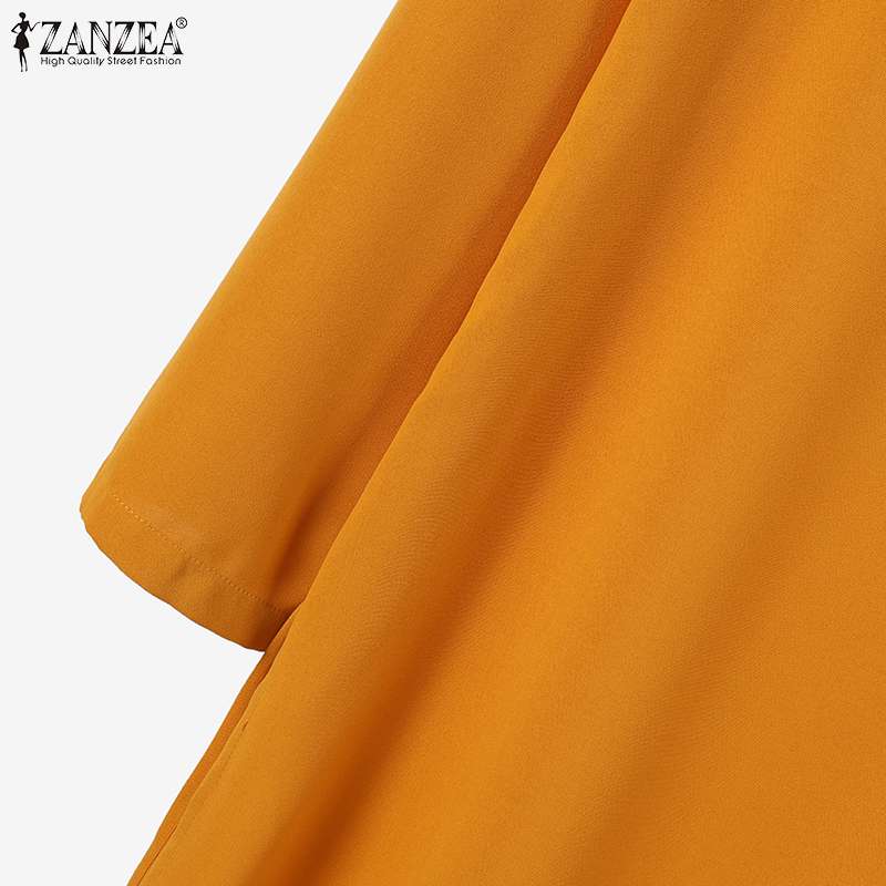 ZANZEA Fashion Muslim Sets 2PCS Long Sleeve Split Hem Tops Loose Troousers Woman Vintage Loose Urban Tracksuits 2023 Oversized ZANZEA Fashion Muslim Sets 2PCS Long Sleeve Split Hem Tops Loose Troousers Woman Vintage Loose Urban Tracksuits 2023 Oversized