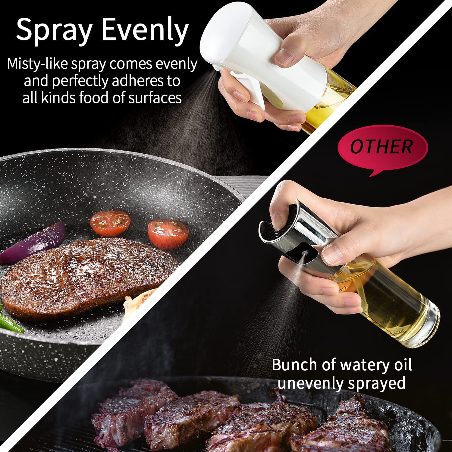 Kitchen Olive Oil Sprayer Bottle with brush for Cooking BBQ Baking Vinegar Oil Dispenser Mister Empty Bottle Container Gadget Kitchen Olive Oil Sprayer Bottle with brush for Cooking BBQ Baking Vinegar Oil Dispenser Mister Empty Bottle Container Gadget