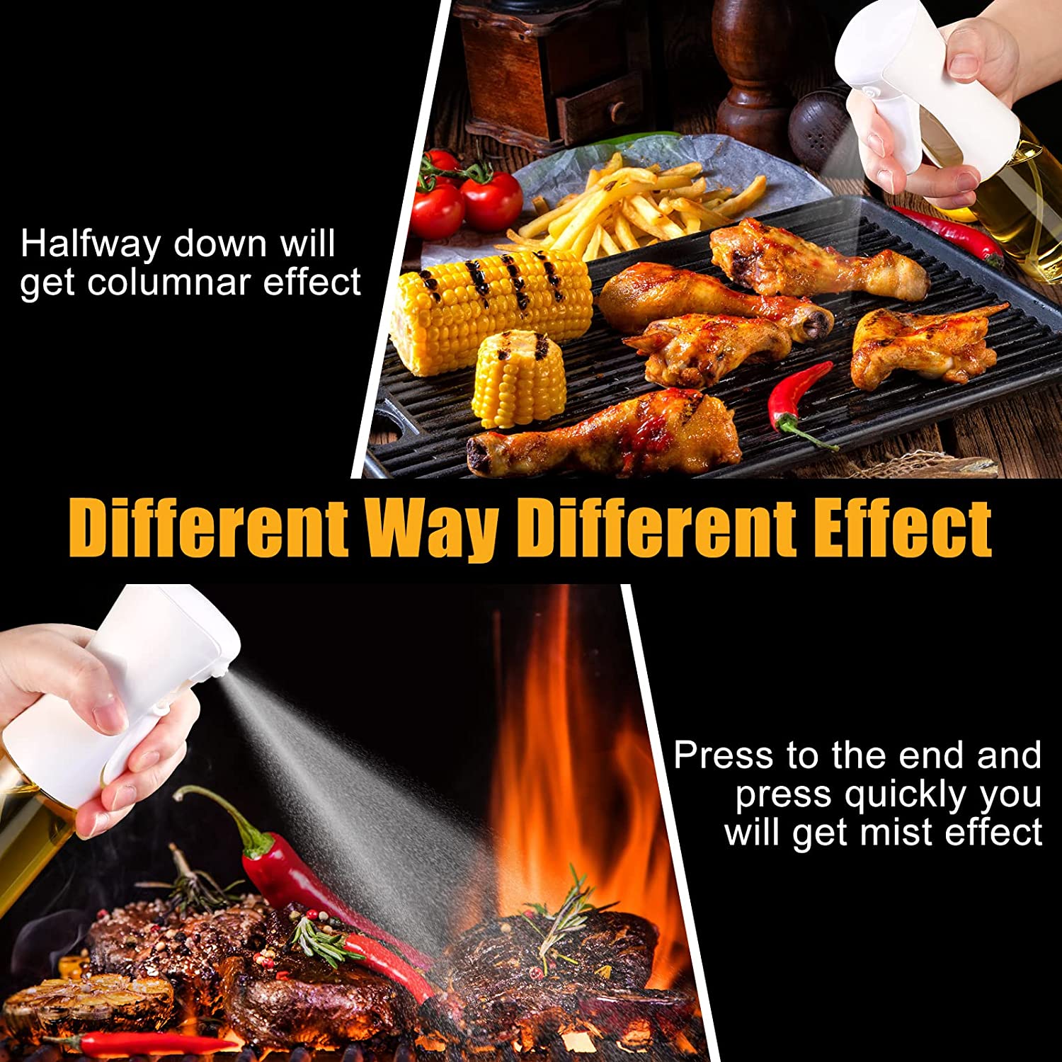 Kitchen Olive Oil Sprayer Bottle with brush for Cooking BBQ Baking Vinegar Oil Dispenser Mister Empty Bottle Container Gadget Kitchen Olive Oil Sprayer Bottle with brush for Cooking BBQ Baking Vinegar Oil Dispenser Mister Empty Bottle Container Gadget